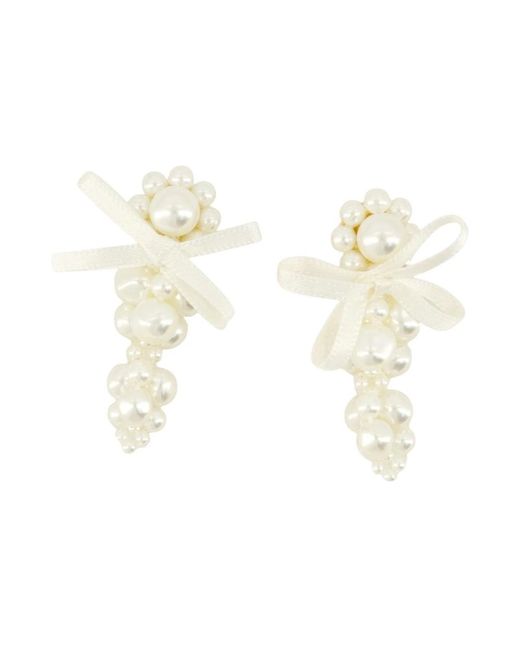Earrings Simone Rocha de color White