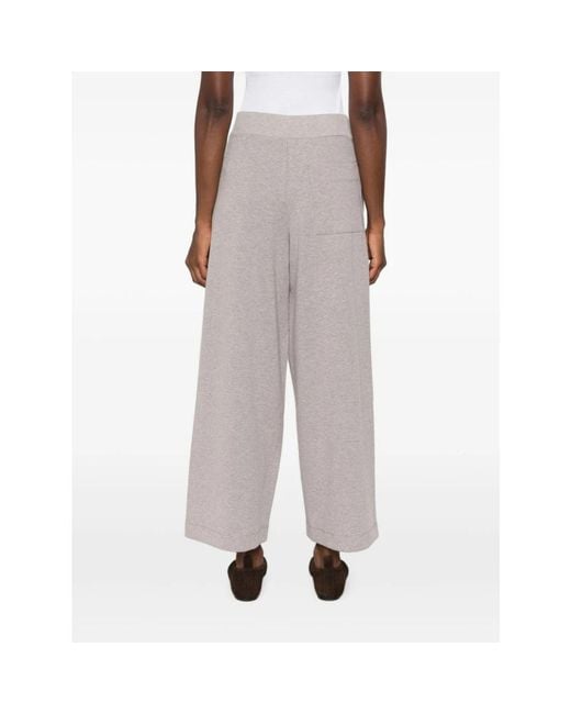 Yerse Gray Cropped Trousers
