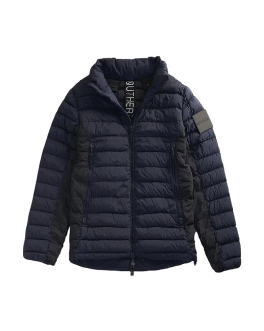 OUTHERE Blue Winter Jackets for men