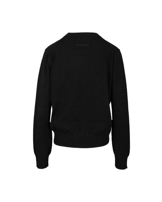 Givenchy Black Round-Neck Knitwear