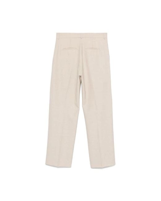 Antonelli Natural Straight Trousers