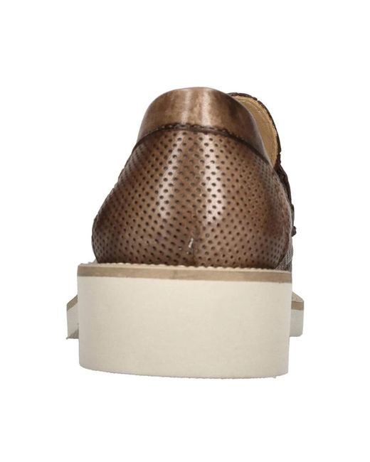 JP/DAVID Brown Loafers