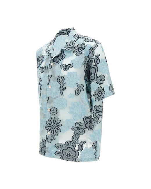 sunflower Blue Short Sleeve Shirts for men