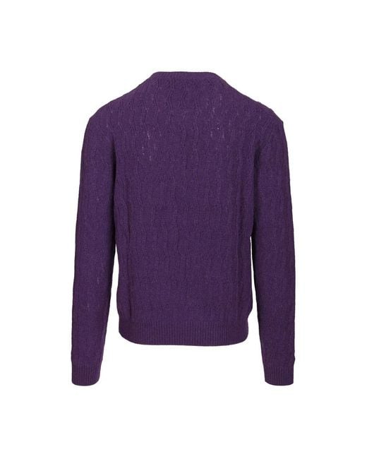 Etro Rundhals-Pullover in Purple für Herren