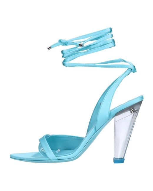 3Juin Blue High Heel Sandals
