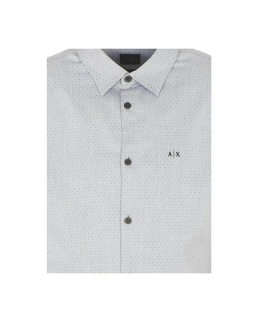 ARMANI EXCHANGE Gray Casual Shirts for men