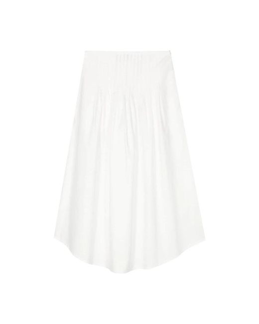 A.P.C. White Midi Skirts