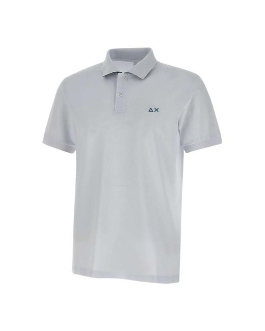 Sun 68 Gray Polo Shirts for men