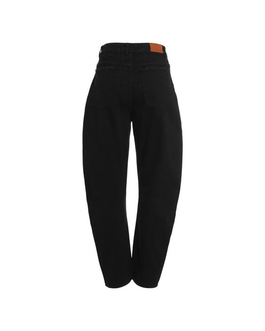 Halfboy Black Loose-Fit Jeans