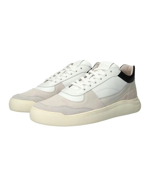 Blackstone Avery Sneaker (Mid) in het White voor heren