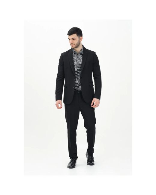 Patrizia Pepe Black Suit Trousers for men