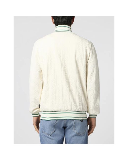 Philipp Plein Tracksuit Jacket Jacquard Monogram in het White voor heren