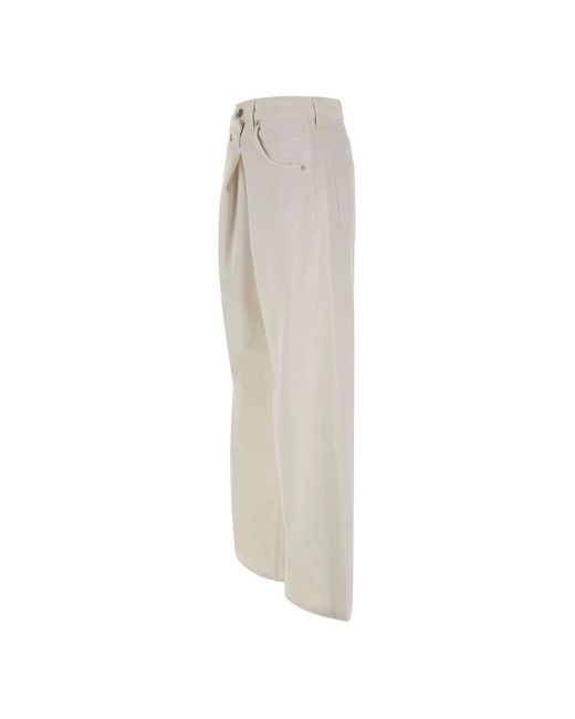 Agolde White Wide Jeans