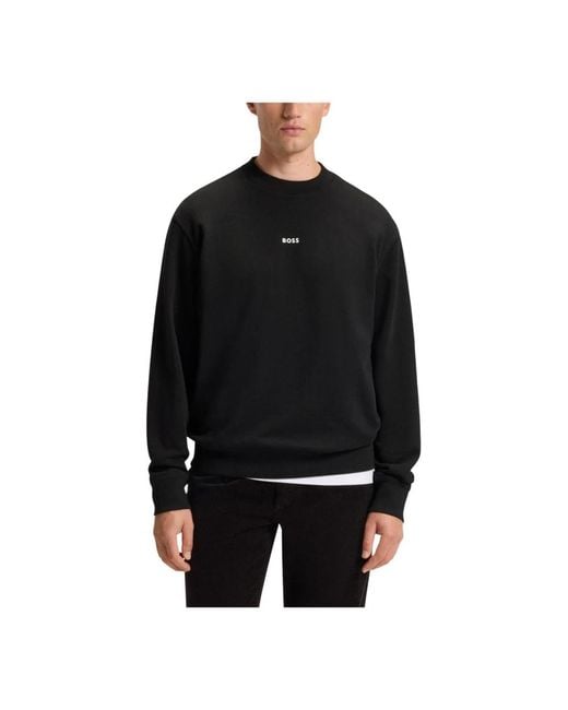 HUGO Black Sweatshirts for men