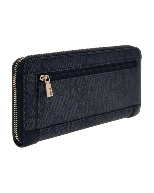 Guess Accessoires ,Zwart ,Karnilla Logo Slg Lr Wallet in het Black