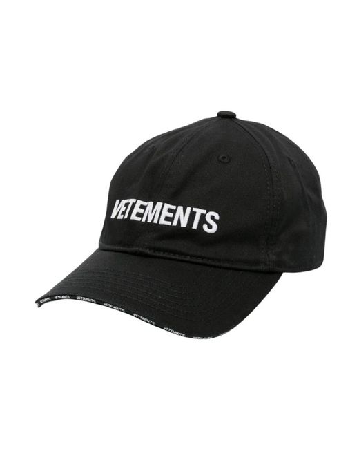 Vetements Black Caps