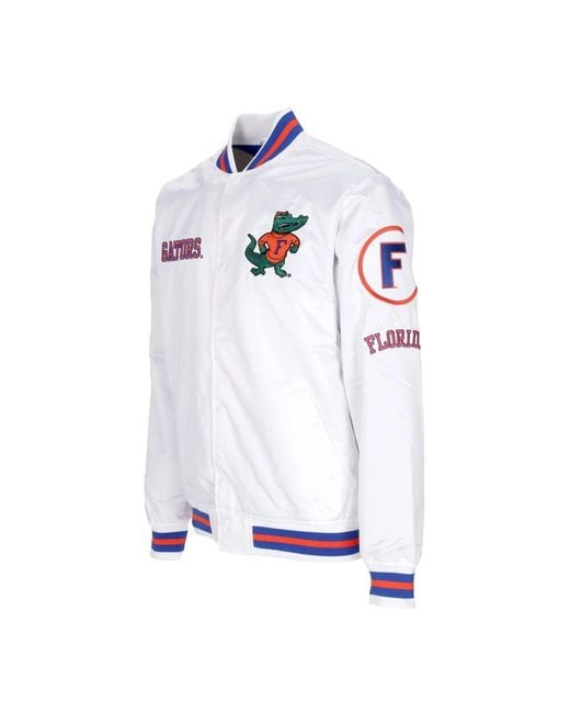 Mitchell & Ness White Bomber Jackets for men