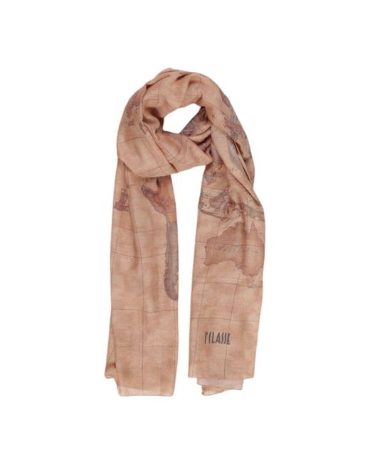 Alviero Martini 1A Classe Natural Eleganter viskose-mix r schal