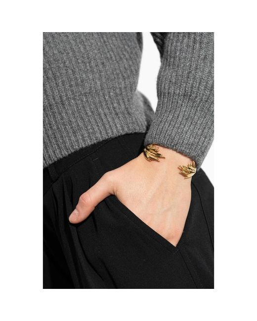 Jil Sander Metallic Messingarmband