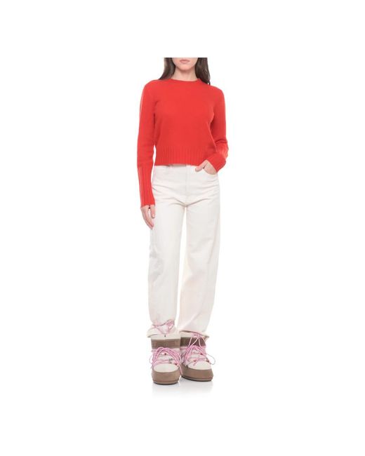 Guest In Residence Red Cashmere Knitwear