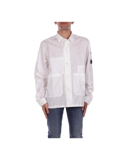 C P Company Blue Casual Shirts for men