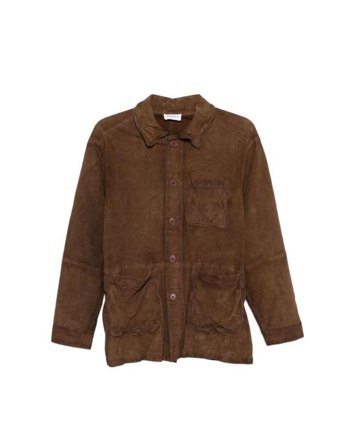 Leather Jackets P.A.R.O.S.H. de color Brown