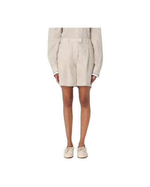 Short Shorts Brunello Cucinelli de color Natural