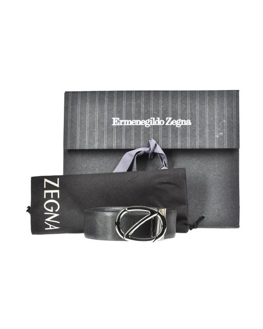Zegna Black Belts for men