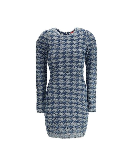 DIESEL Blue Cotton Casual Dress