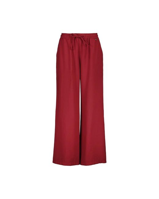 Wide Trousers Amélie & Amélie de color Red