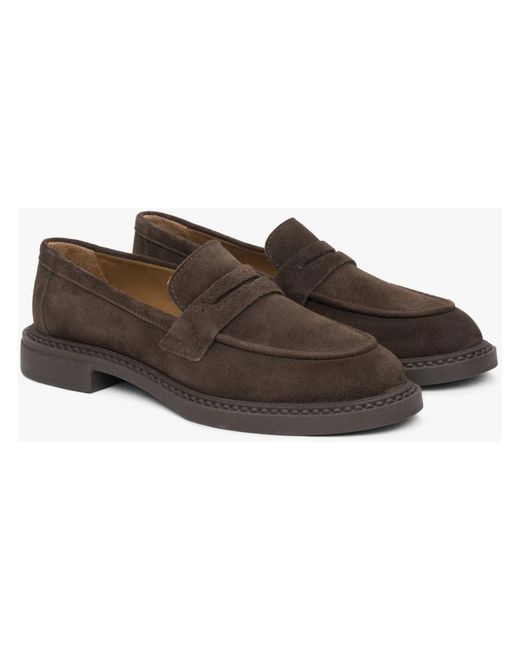 ESTRO Brown Loafers