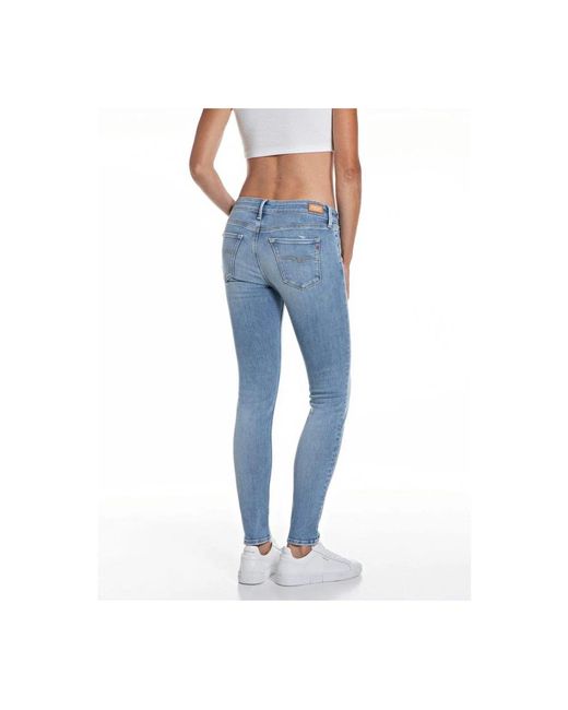 Replay Blue Skinny Fit Jeans