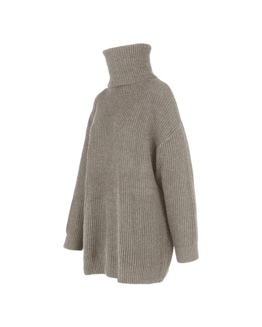 Bomboogie Dolcevita Met Opstaande Kraag in het Gray