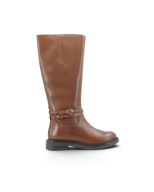 Geox Brown Serilda High Boot