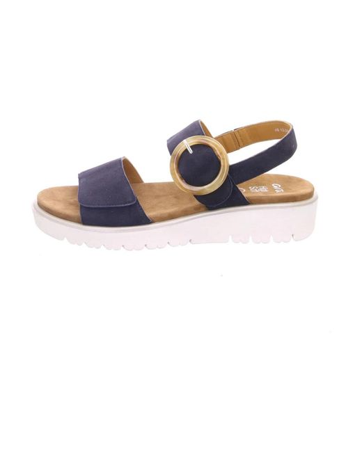 Flat Sandals Ara en coloris Blue