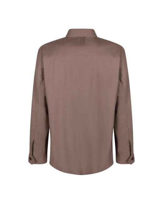 Canali Brown Casual Shirts for men