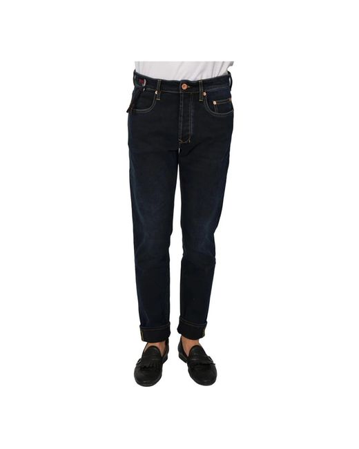 Siviglia Black Slim-Fit Jeans for men