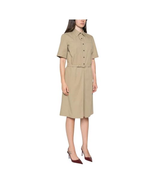 Fendi Natural Shirt Dresses