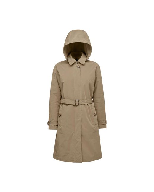 Geox Jassen ,Anyweco Trenchcoat in het Natural