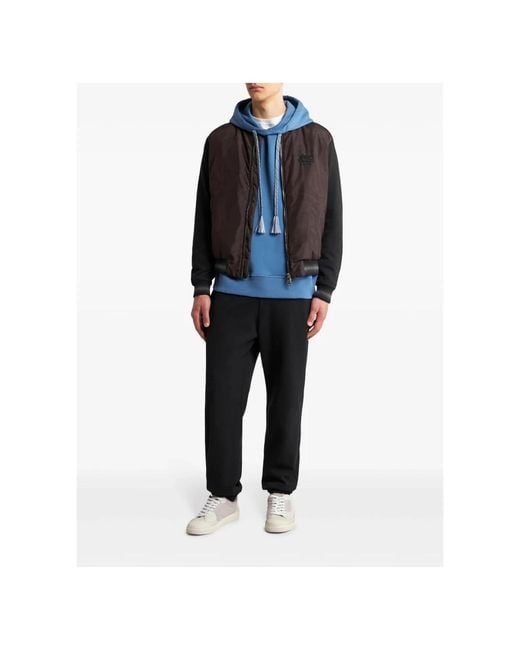 Etro Black Bomber Jackets for men