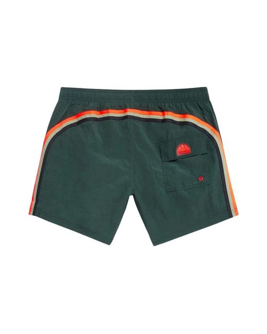 Sundek Green Casual Shorts for men