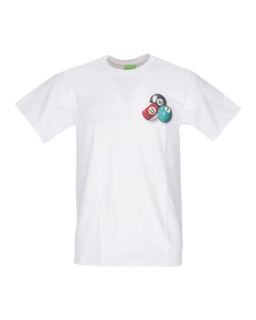 Huf Weißes Dirty Pool Tee Kurzarm in White für Herren