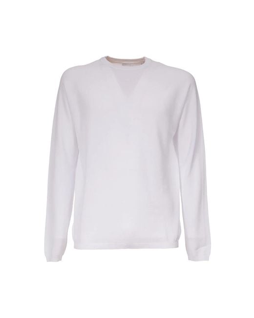 Aspesi White Long Sleeve T-Shirts for men