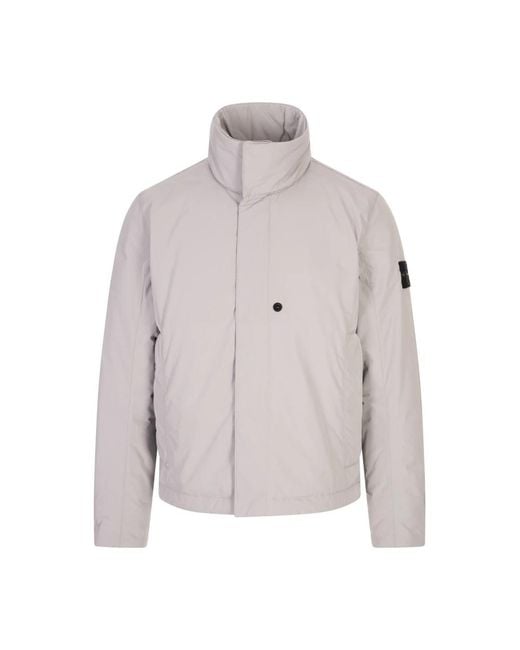 Stone Island Gray Light Jackets for men