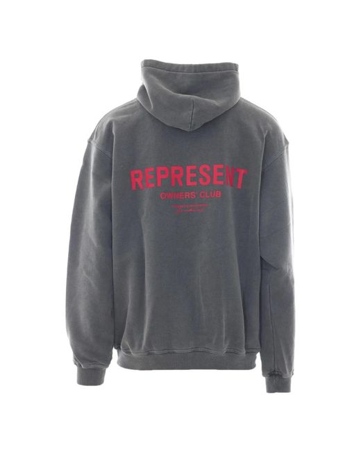 Represent Gray Hoodies for men