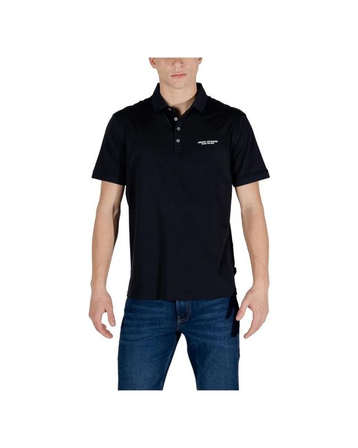 Polo Shirts ARMANI EXCHANGE de hombre de color Black