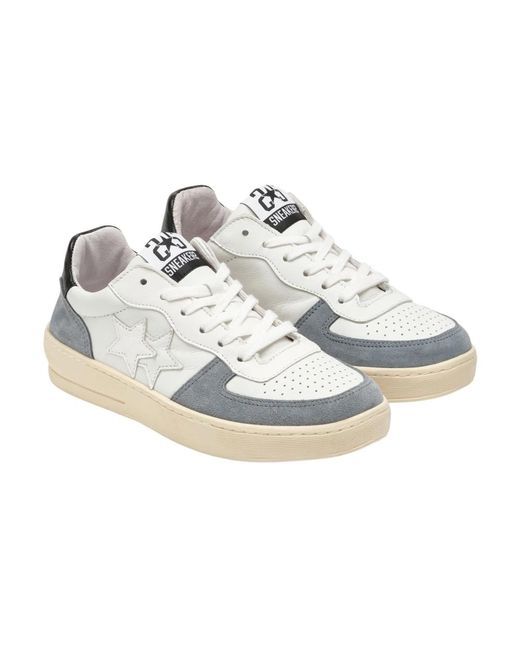 2 Star Blue Sneakers for men