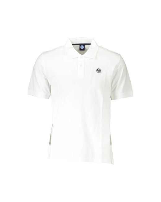 North Sails White Polo Shirts for men