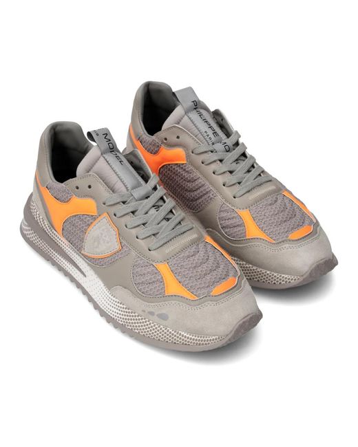 Philippe Model Gray Sneakers for men