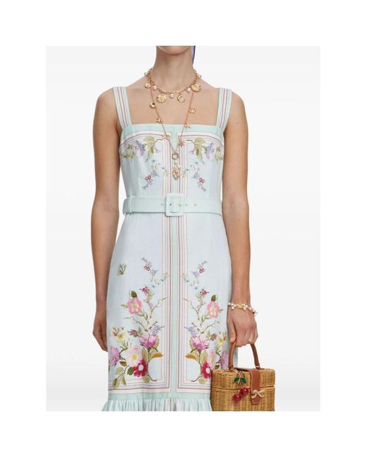 Self-Portrait Blue Maxi Dresses